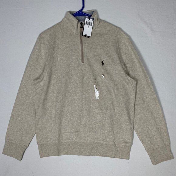 Polo Ralph Lauren Men's 1/4 Zip Pullover Sweater Medium NWT - Picture 1 of 9